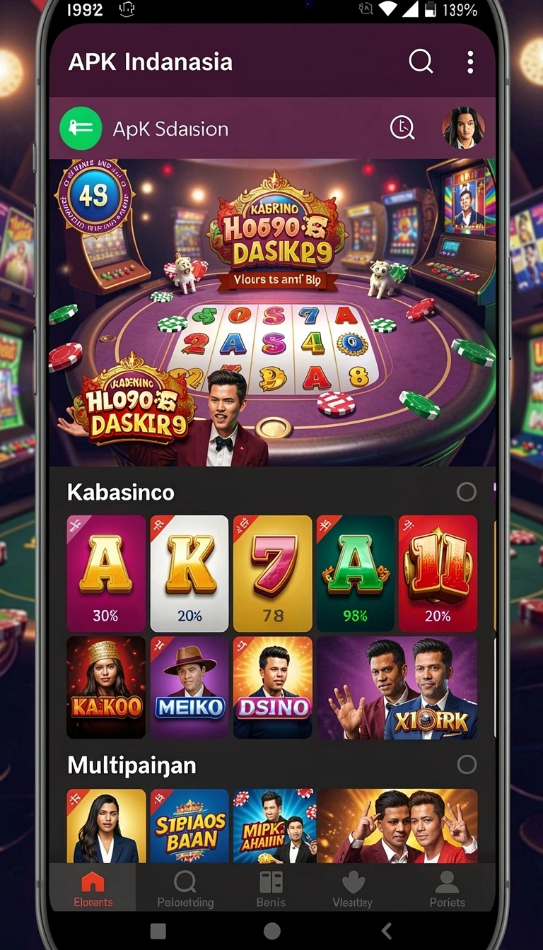 Tampilan utama aplikasi Aplikasi tawonbet Resmi: Download dan Instalasi yang intuitif dan efisien.